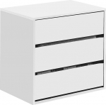 Habitdesign ARC6030 Chest of Drawers for Wardrobes, 60 x 57 x 44cm, Glossy White