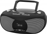 LONPOO Boomboxes CD-m&auml;ngija koos raadioga, CD-m&auml;ngija &uuml;hildub CD-R/RW/WMA ja MP3, CD-raadio Bluetooth 5.3, USB, AC/akutoitega