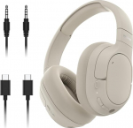 Belkin SoundForm Isolate m&uuml;rasummutusega k&otilde;rvaklapid, juhtmevabad Bluetooth k&otilde;rvaklapid, mikrofoniga k&otilde;rvaklapid, 60-tunnise taasesituse, s&uuml;gava bassi, CloudCushion k&otilde;rvaklappidega - liivased