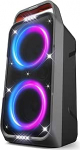 240W Party Bluetooth k&otilde;lar, valju stereoheli, muusikakast, Bluetooth suur peokast, loomulik super bass, 20H aku, LED valgusn&auml;itus, BT5.3, k&otilde;lar TF/AUX/MIC>R peole, tagahoovile.