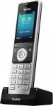 Yealink W76P DECT IP-telefonis&uuml;steem (W70B baas + W56H telefonitor) must/h&otilde;bedane