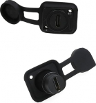 HangTon Pack of 5 HDMI 2.0 veekindel liidesepesa paneeli pesa Bulkhead Feed Through, D-t&uuml;&uuml;pi Inline kaabli naise ja naise pikendus