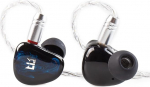 Yinyoo TRI Star River Wired In-Ear k&otilde;rvaklapid IEM 4 h&auml;&auml;lestusrežiimiga 10mm High Performance Beryllium DD HiFi Stereo muusikutele lauljatele (sinine, 3,5 mm pistik)