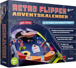 FRANZIS 67210 Retro Flipper advendikalender, 24 p&auml;eva t&auml;isfunktsionaalne flipper, plastikuvaba, lastele alates 8. eluaastast