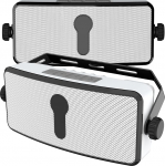 Plyee Audio Bluetooth k&otilde;lar v&auml;ljas IPX5 veekindel juhtmevaba s&uuml;nkroniseerimine 100 k&otilde;lariga seinale paigaldatav ideaalne terrassile, verandale, garaažile, paarile (MZ-511)