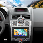 CAMECHO Android 13 autoraadio Renault Megane 2 (2002-2009) jaoks Bluetooth Navi, 7-tolline autoraadio puuteekraan koos FM/RDS Mirror Link WiFi ja USB-ga
