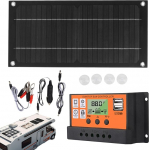 Solar Panel Kit, Vehicle Solar Panel, Multifunctional Solar Kit, RV Solar Panel, Car Solar Panels, Efficient Solar System, 600 W Solar Kit, 100 A Solar Controller, 18 V Solar Kit, Solar Power Vehicle,