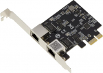 KALEA-INFORMATIQUE PCIe 2.5 LAN Dual Gigabit Ethernet kaart 10 100 1000 2500 1G 2.5G 2 RJ45 porti Realtek RTL8125 kiibistikuga