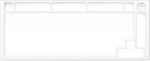 Glorious Top Frame for GMMK PRO - 75% klaviatuur koos p&ouml;&ouml;rdnupuga - alumiiniumist paigaldusraam kohandatud mehaanilise klaviatuuri jaoks PC m&auml;ngimiseks ja programmeerimiseks (E-valge)
