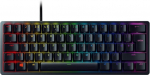 Razer Huntsman Mini (lilla l&uuml;liti) - kompaktne m&auml;nguklaviatuur (60% klaviatuur kl&otilde;psuga opto-mehaaniliste l&uuml;lititega, PBT klahvikatted, eemaldatav USB-C kaabel) UK paigutus.