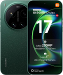 XIAOMI 17 Ultra nutitelefon 16+512GB, Leica 200MP teleobjektiiv (75-100mm), Leica APO optika, LOFIC HDR tehnoloogia, HyperAI, Starlit Green, 3-aastane garantii