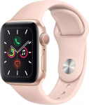 Apple Watch Series 5 (GPS, 40 mm) kuldne alumiiniumist korpus koos liivaroosa spordirihmaga (uuenenud)