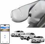 4K Dash Cam Custom Fit for Audi (mudel B Hall) A4 A6 Allroad A3 A5 A6 Q5 A8 S8 A7 S5 Q3 S3 S7, integreeritud OEM v&auml;limus, UHD 2160P video, G-sensor, Loop salvestamine, WiFi ja tasuta rakendus, 64GB