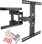 Ergosolid schwenkbar, robust, f&uuml;r Bildschirme von 45 bis 75 Zoll (11,9 cm), LED, LCD, TV-Halterung mit VESA max. 600 x 400 mm, kuni 45,5 kg, T&Uuml;V GS sertifikaat, 2020-P6, schwarz
