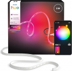Philips Hue Flux Outdoor 5 meetri mitmev&auml;rviline LED-valgusriba, 3000 lm LED-riba, v&auml;rviline LED-riba, paindlik v&auml;lisvalgustus, Chromasync v&auml;rvisegamine, ilmastikukindel, rakenduse ja h&auml;&auml;ljuhtimine