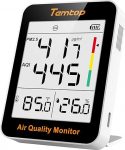 Temtop S1-UP &otilde;hukvaliteedi m&otilde;&otilde;tja PM2.5, AQI, temperatuur ja &otilde;huniiskus, v&auml;ga pikk aku kestab 100 p&auml;eva, sobib ideaalselt koju ja kontorisse.