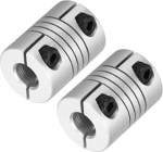 hankimise kaart Paindlik v&otilde;lli&uuml;hendus 5mm kuni 6.35mm 20mm pikkus 15 l&auml;bim&otilde;&otilde;tu Clamp Shaft Coupling Alumiiniumsulamist &uuml;hine &uuml;hendaja Stepper Motor Coupling jaoks 3D Printer CNC masinad