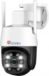 ctronics 3G/4G LTE Outdoor Surveillance Camera with SIM Card PTZ IP Camera Outdoor 355&deg;/90&deg; Swivelling Person Detection and Automatic Tracking Colour Night Vision 2-Way Audio TF Card Slot IP66