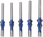 5 tk muster Flush Trim Router Bit Set, Up-Cut Bit Set Flush Trim Trim Router, puidut&ouml;&ouml;de lihvimise Cutter Tool, 1/4 tolli varre, jaoks