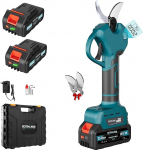 Bladepro Elektrische Gartenschere, kabellos, 40 mm max. - 800 W b&uuml;rstenlos - 2 akut 2000 mAh - LED-ekraan - professionaalne aku-Gartenschere