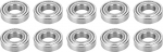 Minilaagrid S6206ZZ, materjal roostevaba teras, kiiruse seadmete osad, v&auml;lisl&auml;bim&otilde;&otilde;t 62 mm, sisel&auml;bim&otilde;&otilde;t 30 mm, k&otilde;rgus 16 mm, t&ouml;&ouml;stuslike riistvara rakenduste jaoks, pakendis 10 t&uuml;kki.