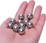 Laagrikuulid, tahke t&auml;ppislaagri teraskuulid, suured teraskuulid, 41 42 43 44 45 46 47 48 49 50 50,8 mm, &uuml;mardatud (55 mm)