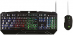 MediaRange Gaming seeria klaviatuur ja optiline 6-nupuline m&auml;nguhiire komplekt, QWERTZ, must