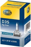 HELLA 8GS 009 028-311 Bulb - D3S - Xenon up to 4300 Kelvin - 42V - 35W - Socket type: P32d-2-5 - Box - Quantity: 1