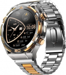 Blackview meeste nutikell, 14K kuldne intarsia, GPS, kompass, Bluetooth-k&otilde;ned, AI, ChatGPT, spordikell, 100+ spordirežiimi, pulss, uni, sammud, kalorid, kilomeetrid, spordikell Android iOS, lipulaevade jaoks