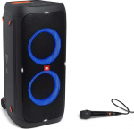 JBL PartyBox 310 mustas v&auml;rvitoonis - kaasaskantav ja veerev Bluetooth-pidulik helik&otilde;lar koos valgusefektidega - pritsmekindel mobiilne muusikakast koos akuga