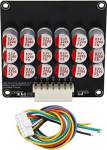 Aku aktiivne ekvalaiser 5A Universal Cell Balancer Lifepo4 Lithium Balance Board koos kaabliga Heltec 4S 5S 6S auto grupi liitium Lipo / Titanate LTO akudeks