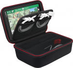 BOVKE satelliitnavigatsioonikott 8-tollise Garmin DriveSmart 86 / Camper 890 / dēzl LGV810 / dēzl LGV 800 navigatsiooniseadme jaoks, v&otilde;rkkott auto toitekaabli tarvikute jaoks, must + must