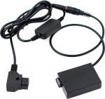 D-Tap P-Tap to LP-E8 Dummy Battery DC Coupler Canon EOS Rebel T5i T4i T3i T2i, 700D 650D 600D 550D, Kiss X6 X5 X4 DSLR kaamerale
