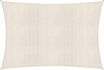 Lumaland p&auml;ikesevarju koos kinnitustrossidega, ilmastikukindel, 100% HDPE, UV-kaitsestabilisaatoriga, ristk&uuml;lik 300 x 400 cm, kreemikas