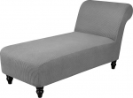 Lounge Chaise Slipcover Stretch diivan kate elutoa jaoks Indoor Armless Chaise Lounge Padi kaitsev kate lemmikloomadele (helehall)