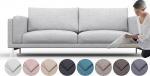 mugavalt NOCKEBY 3 istekoha diivanikatte asendamine Slipcover Heavy Duty 7 t&uuml;kki Lemmikloomade ja plekkide vastupidav vastupidav Nano Tech kangas Lihtne puhastada ja asendada