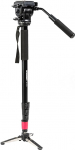 Bresser F002019 MP-274VH Traveler Monopod with Stand Black