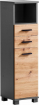 Schildmeyer Palermo Highboard 157644, antratsiit/artisan tammedekor, 30,3 x 32,6 x 110,5 cm
