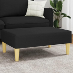 Rantry jalatoe must 77 x 55 x 31cm Kangas aia diivanvoodi elutuba diivanid diivanid v&auml;ljas elutuba Patio v&auml;ljas