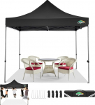 COBIZI pavillon 3x3 wasserdicht stabil winterfest faltpavillon 3x3,Outdoor faltbar pavillon Party Zelt，gartenpavillon, Wei&szlig;