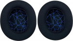 Asendatavad k&otilde;rvapadjad Steelseries Arctis 7/Arctis 5/Arctis 3/Arctis 1/Arctis Pro Lossless Wireless Gaming Headsetile, pehme m&auml;lu k&auml;sn ja hingav v&otilde;rk k&otilde;rvapadjad (Blue Line in)