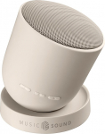 Music Sound Bluetooth-Lautsprecher Twist mit 360&deg; schwenkbarer Struktur, 5 W Leistung, bis zu 10 Stunden Akkulaufzeit und True-Wireless-Technologie f&uuml;r Stereo-Sound