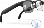 EGQINR AI Smart Brille mit Kamera, 8MP HD Kamera Brille, 1080P Audio -Videoaufnahme Bluetooth Brille