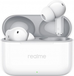 realme T200 juhtmevabad k&otilde;rvaklapid Bluetooth 5.3 koos ANC (aktiivse m&uuml;rasummutusega), 40h+ aku kestvus, USB-C kiirlaadimine, d&uuml;naamiline bass, 3D ruumiheli, IPX4 veekindel, Polar White