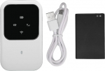 Kaasaskantav 4G WLAN ruuter H80, 150 Mbit/s lae alla mobiilne hotspot koos 2400 mAh pistikukaardiga, lukustamata hotspot LED-ekraaniga v&auml;ljas auto reisimiseks