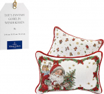 Villeroy & Boch m&auml;nguasja fantaasiapadi "J&otilde;uluvana" ristk&uuml;likukujuline v&auml;rviline, masinpesuk&otilde;lblik, p&ouml;&ouml;rdpadi 2 k&uuml;ljega, j&otilde;ulukaunistused, j&otilde;ulukaunistused, dekoratiivsed j&otilde;ululoomad, puuvillane, pol&uuml;ester