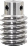 CYFANG 2 Modul Schneckengetriebe Stange 45 Stahl 2 Herz Turbine Stange 35mm Durchmesser 43mm Lange Turbine Schneckenritzel Zylinderritzel(12mm bore)