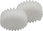 Plastikust mootorratta hammasratas, 2 tk, 1.5m, 22 hammast, sirge lame silindriline hammasratas, 36mm OD, 15 paksus, 4-15 ava (11mm ava)