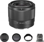 VILTROX 40mm F2.5 f/2.5 AF Lens for Sony E-Mount, Wide Angle Full Frame Auto Focus Lens, Compatible with Sony E-Mount Cameras Alpha a7cr a7cii a7c a6700 zv-e100 a6600 a6400 a7iv a7iii