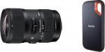 Sigma 18-35 mm F1.8 DC HSM Art objektiiv Canon EF objektiivi bajonetile ja SanDisk Extreme Portable SSD 4 TB